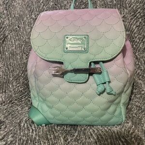 Disney Loungefly Pastel Little Mermaid Backpack